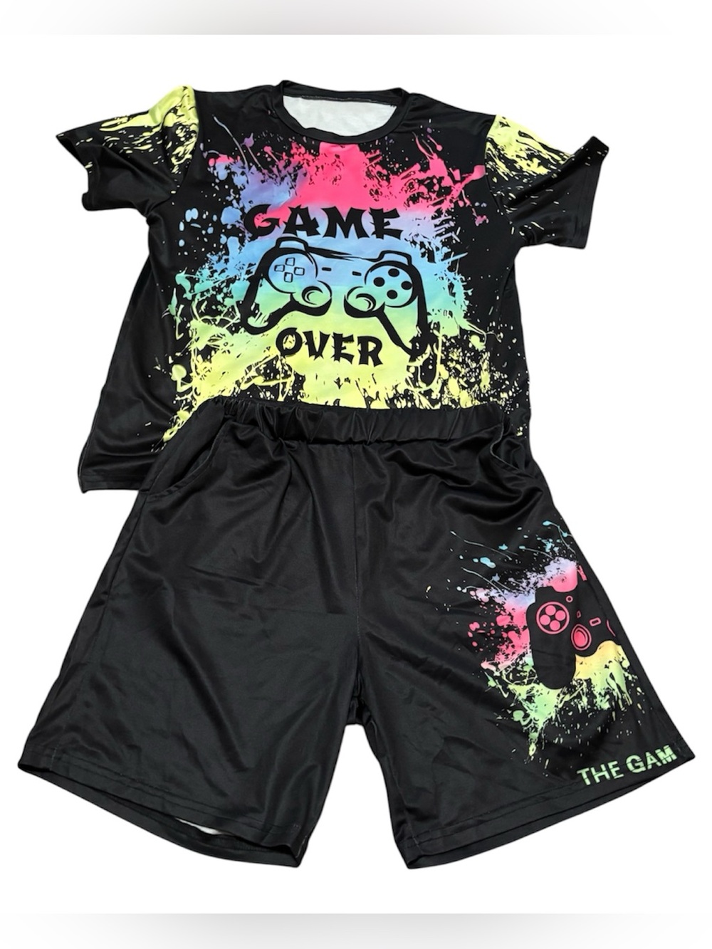 Shein EUC Boys Game Over Outfit